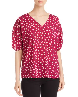 kate spade ruched sleeve tee