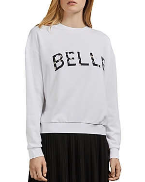 TED BAKER BINANYA SLOGAN SWEATSHIRT,WMB-BINANYA-WC9W