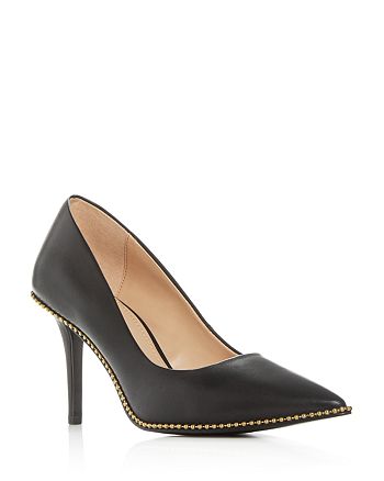 COACH - Women's Waverly Beadchain Pointed-Toe Pumps