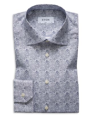 Eton Paisley Slim Fit Dress Shirt | Bloomingdale's