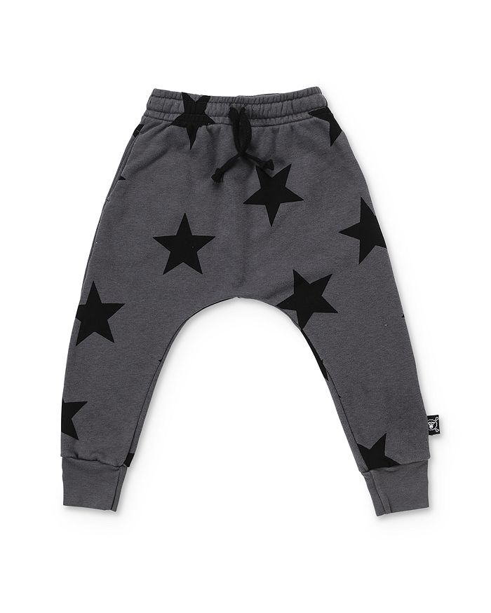 Nununu Boys' Star Baggy Pants - Little Kid In Iron