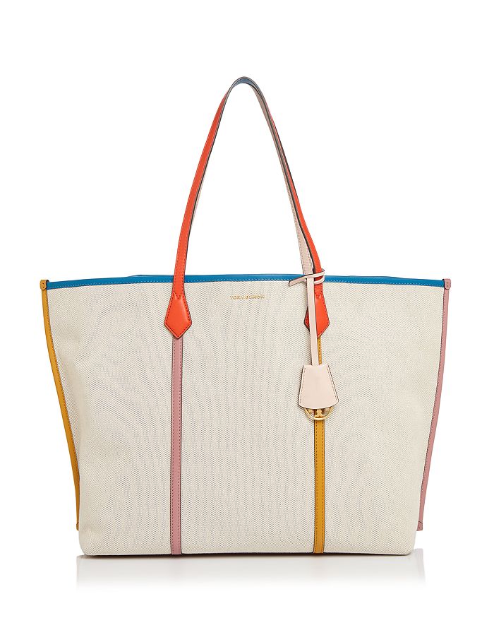 Tory Burch Perry Over-Sized Canvas Tote | Bloomingdale's