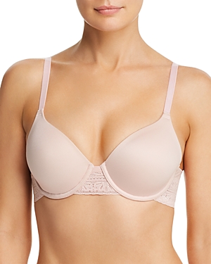 B.tempt'd By Wacoal Future Foundation Contour Bra With Lace In Rose Smoke