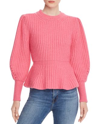 Rebecca Taylor Peplum Sweater | Bloomingdale's