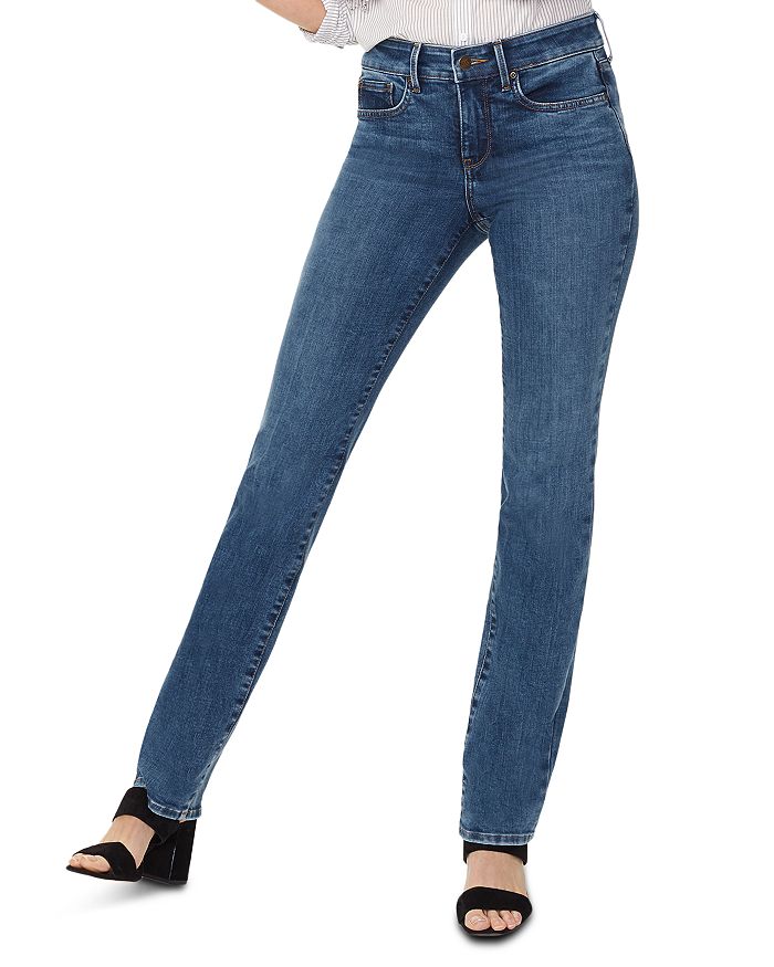 Nydj Petites Marilyn Straight-leg Jeans In Presidio In Presidio Presi