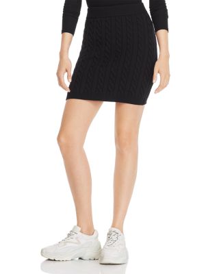 alexander wang shrunken cable sweater