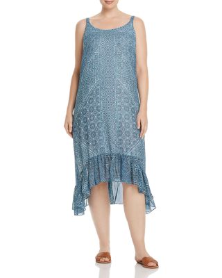 NIC and ZOE Plus - Santorini Tiles High/Low Tank Dress