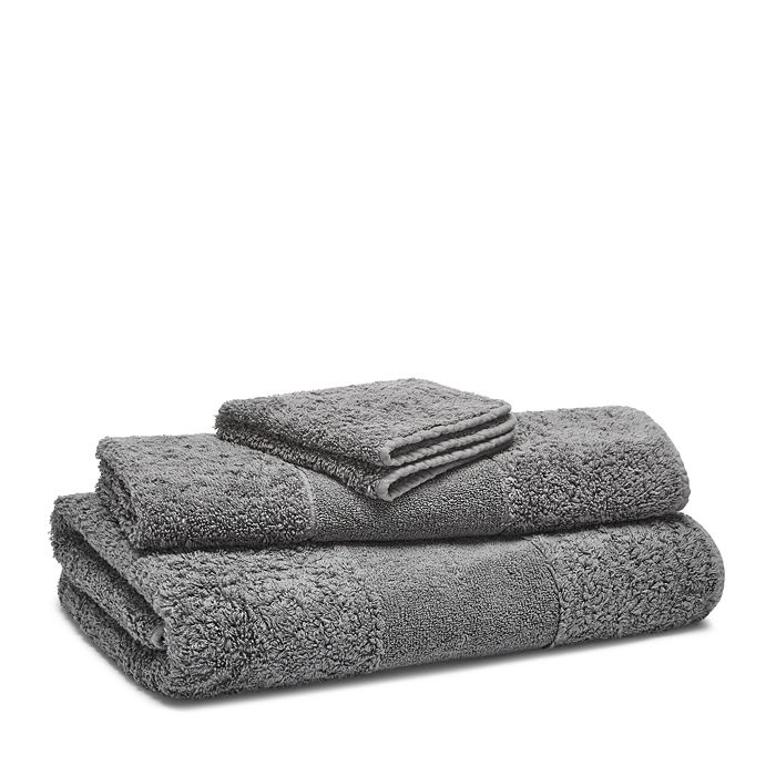 Abyss Super Line Towels In Charcoal Gray