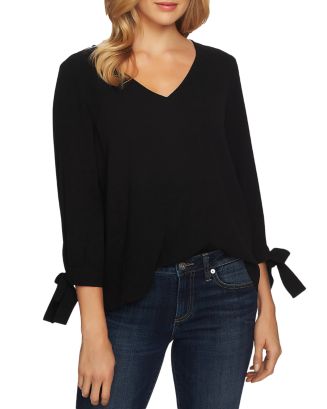 CeCe by Cynthia Steffe Tie-Cuff Top | Bloomingdale's