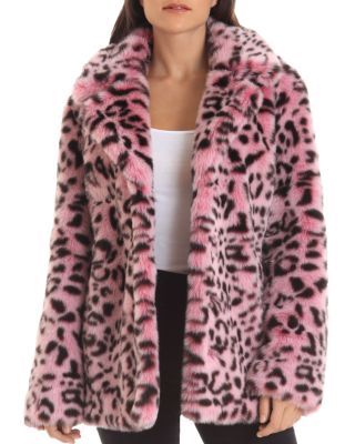 pink cheetah print coat