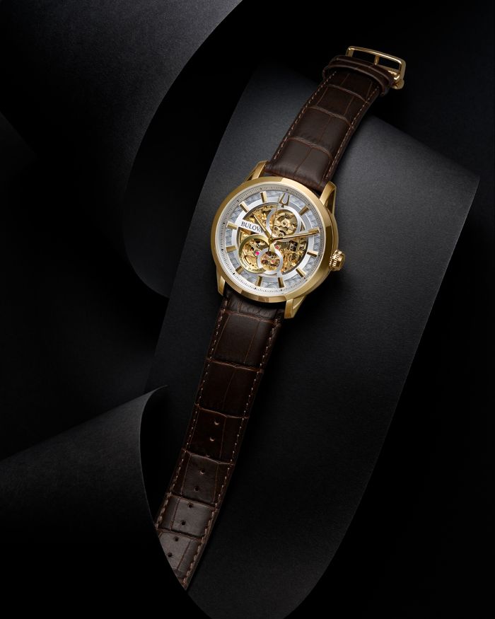 Sutton Skeleton Watch, 43mm