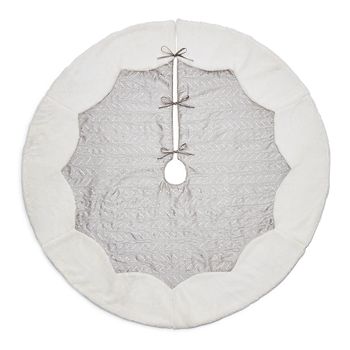 Bloomingdale S Silver Sequin Tree Skirt 100 Exclusive Bloomingdale S