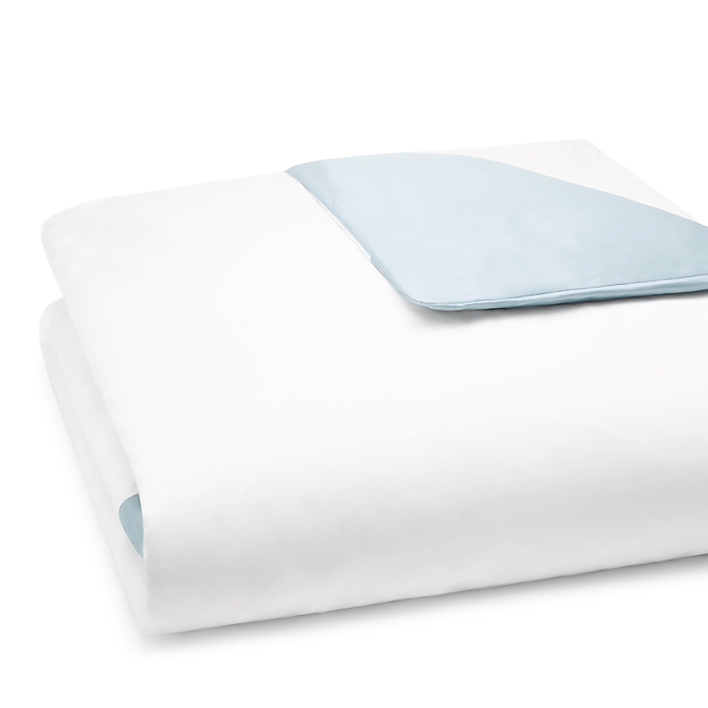 Sferra Casida Duvet Cover, Full/queen In White/poolside
