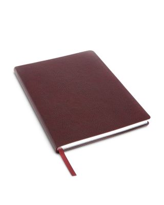Pebbled Leather Lined Journal