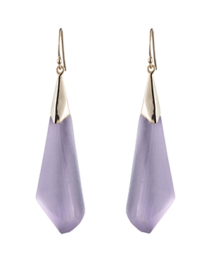 ALEXIS BITTAR FACETED LUCITE-DETAIL DROP EARRINGS,AB00E121187