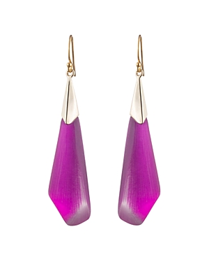 ALEXIS BITTAR FACETED LUCITE-DETAIL DROP EARRINGS,AB00E121021