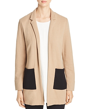 NIC AND ZOE NIC+ZOE KNIT POCKET BLAZER,F191118