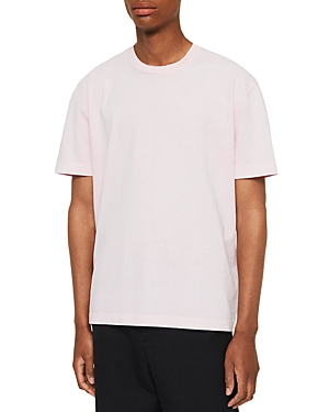 Allsaints Musica Crewneck Tee In Mallow Pink