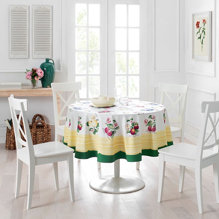 Shop Villeroy & Boch French Garden Round Tablecloth, 70 In Multi