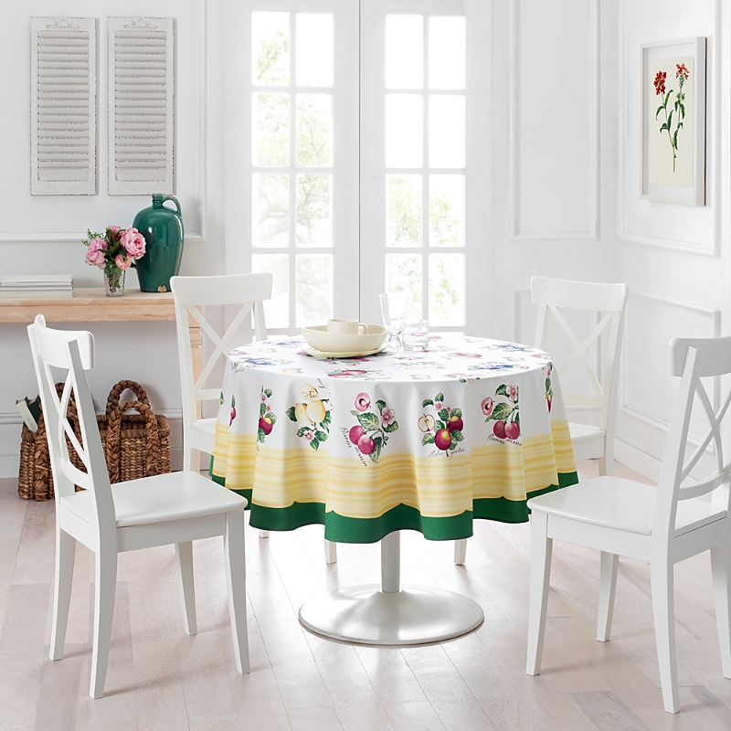 Villeroy & Boch French Garden Round Tablecloth, 70 In Multi