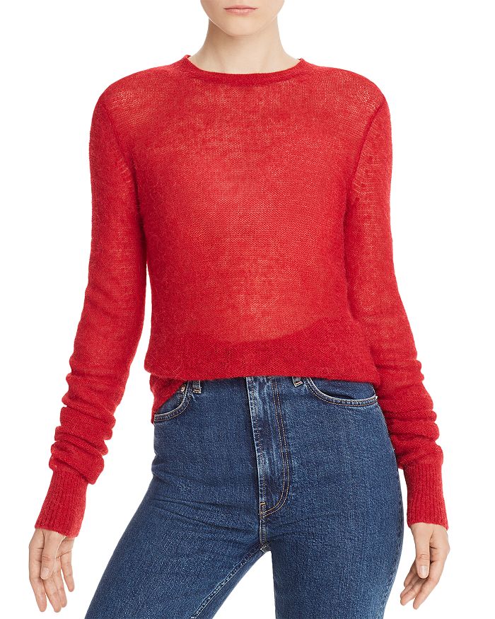 Helmut lang red cheap sweater