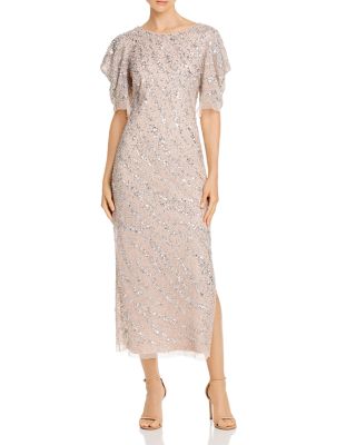 adrianna papell cream dress