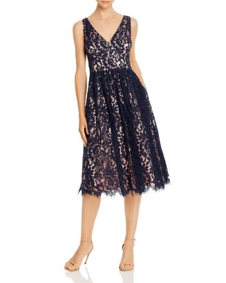 Eliza J Sleeveless Floral Lace Dress | Bloomingdale's