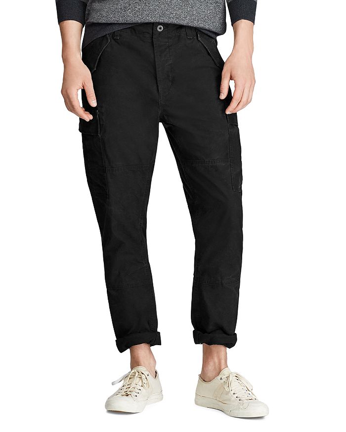 Polo Ralph Lauren Slim Fit Cargo Pants In Black