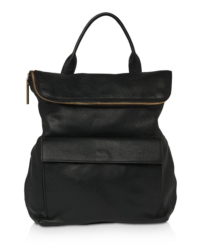 Whistles Verity Leather Backpack In Black