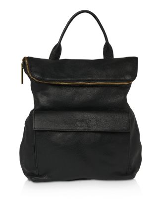 Whistles Verity Leather Backpack Black