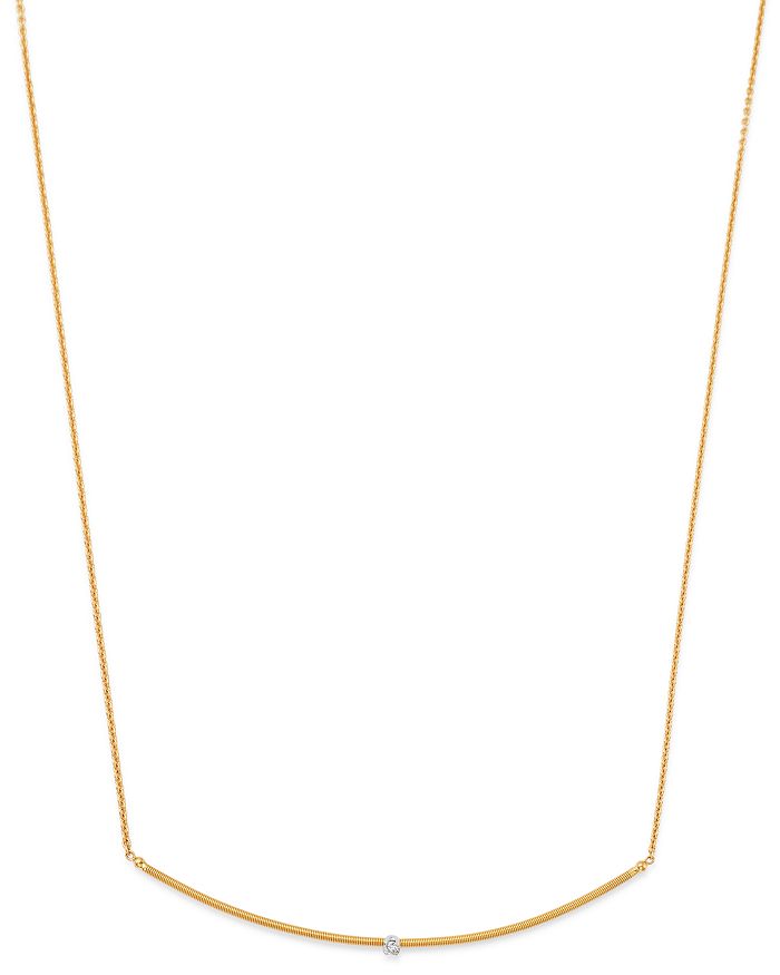 Marco Bicego 18k Yellow & White Gold Bi49 Diamond Bar Station Necklace, 17 - 100% Exclusive In White/gold