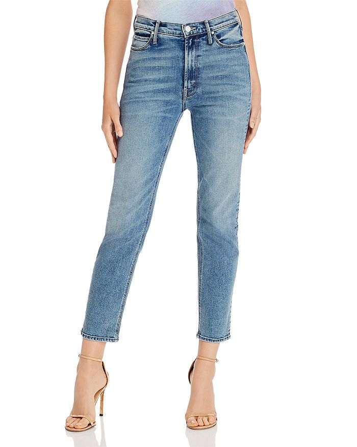 MOTHER The Dazzler High-Rise Straight-Leg Jeans in Laws Of Attraction ...
