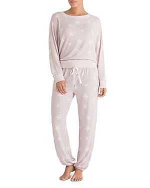Honeydew Star Seeker Printed Pajama Set In Starbird Stars