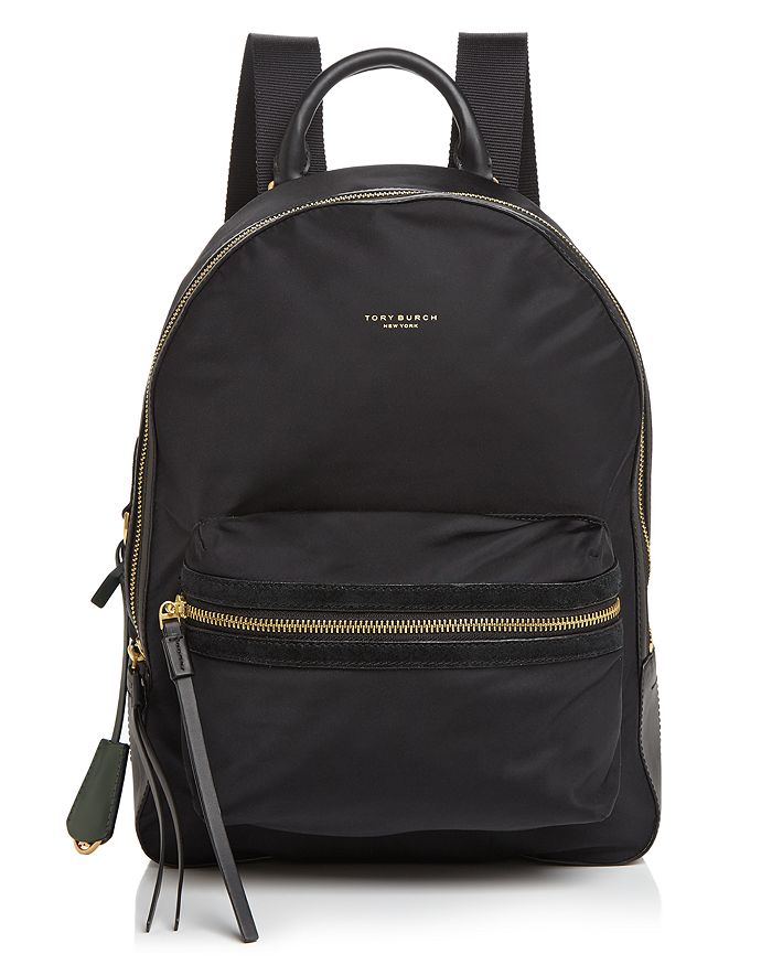 Tory Burch Perry Nylon Backpack In Black | ModeSens