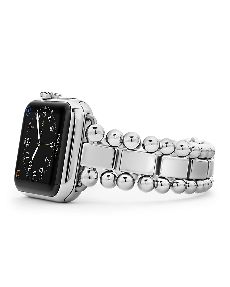 Lagos Smart Caviar Stainless Steel Apple Watch Bracelet, 38-44mm