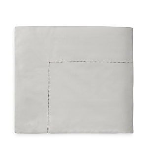 Sferra Celeste Flat Sheet, Full/queen In Grey