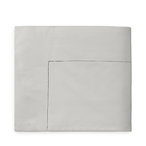 Sferra Celeste Flat Sheet, Full/queen In Gray