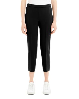 Theory - Basic Cropped Straight-Leg Pants