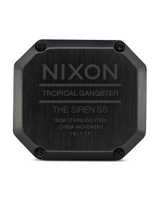 Siren Milanese All-Black Mesh Bracelet Watch, 36mm