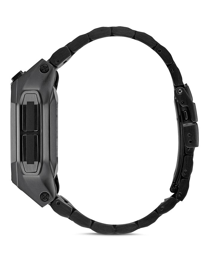 Shop Nixon Regulus All-black Link Bracelet Watch, 46mm