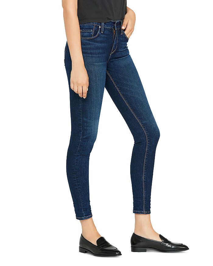 Shop Hudson Nico Mid Rise Ankle Skinny Jeans In Obscurity