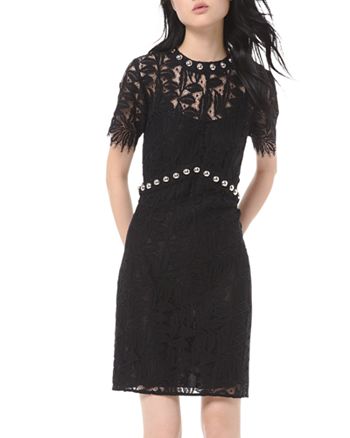 MICHAEL Michael Kors Studded Lace Dress | Bloomingdale's