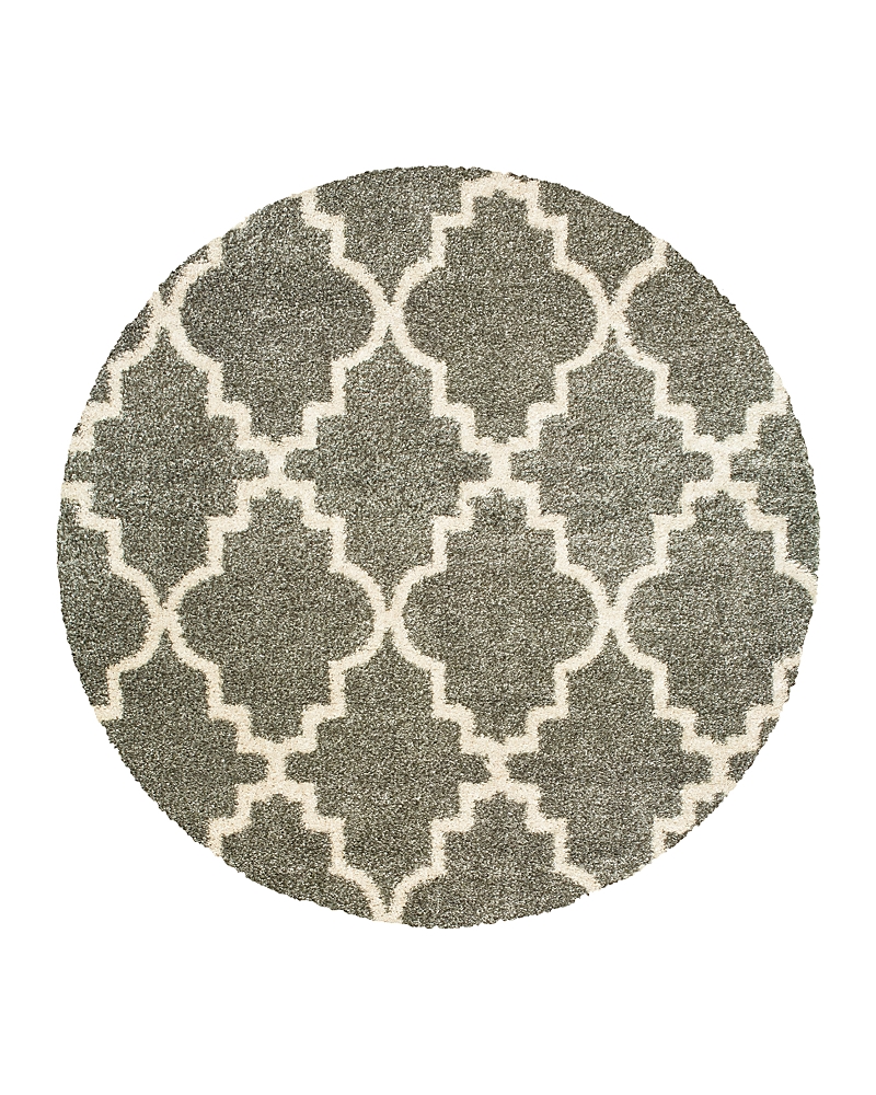 Oriental Weavers Henderson Shag 92 Round Rug, 7'10 X 7'10 In Gray/ivory