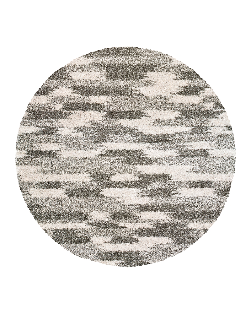 Oriental Weavers Henderson Shag 565j Round Rug, 7'10 X 7'10 In Gray/ivory
