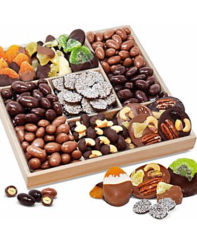 Chocolate Covered Company - Spectacular Belgian Chocolate Covered Dried Fruit and Nut Gift Tray