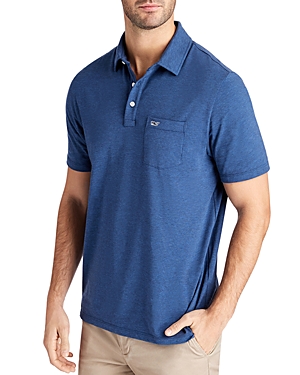 Vineyard Vines Solid Edgartown Classic Fit Polo Shirt In Moonshine