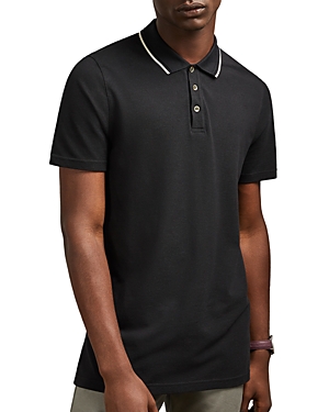 Ted Baker Flava Pique Regular Fit Polo Shirt - 100% Exclusive In Black