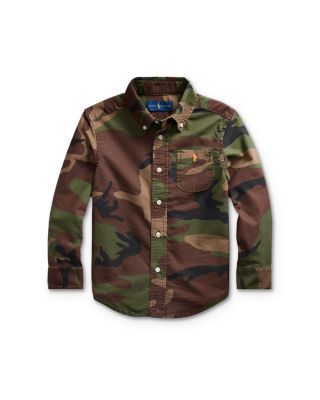 ralph lauren camo button down shirt