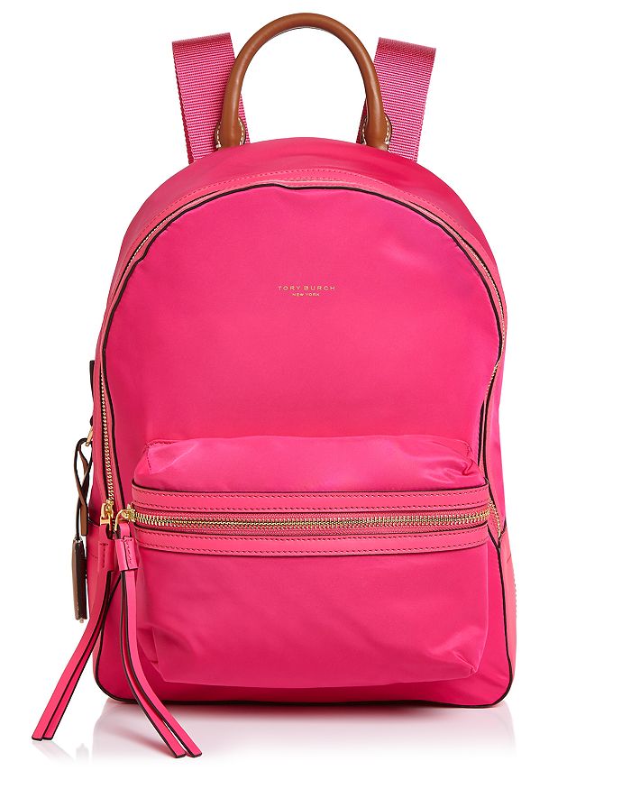 Janice Do not do it horizon Tory Burch Perry Nylon Backpack In Bright Pink/gold | ModeSens