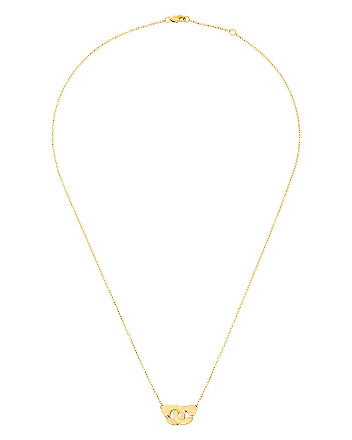 Dinh Van 18k Yellow Gold Menottes Pendant Necklace, 16.5